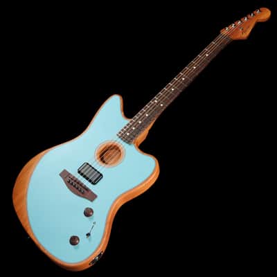 FENDER MEXICO Acoustasonic Player Jazzmaster Rosewood Fingerboard Ice Blue [MX2300721] (03/24) image 9