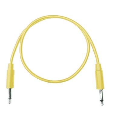 Tendrils Cables Straight Eurorack Patch Cables (10cm Yellow) 6 Pack image 2