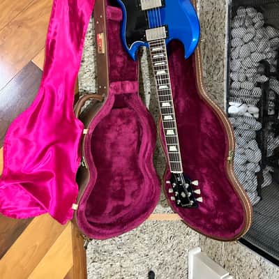 Gibson SG Standard "Small Guard" 1991 Candy Apple Blue image 4