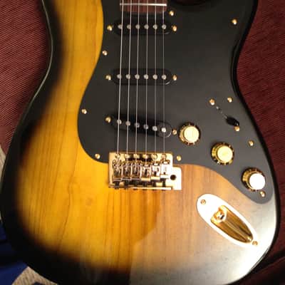 2015 Custom Tobacco Sunburst Stratocaster Style Guitar image 8