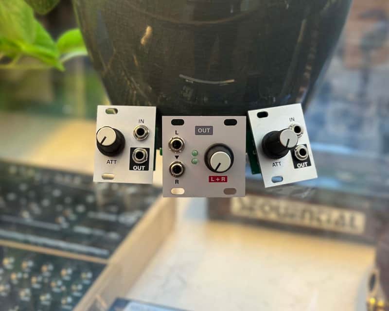Intellijel 1U Passive Utility Bundle (2 x Att 1U & Stereo Out JACKS 1U) image 1