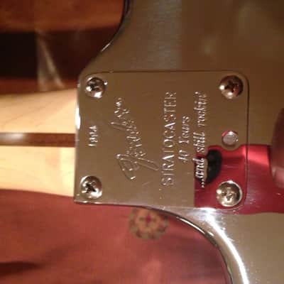 Fender 40th Anniversary USA Stratocaster Strat RARE Aluminum Edition image 8