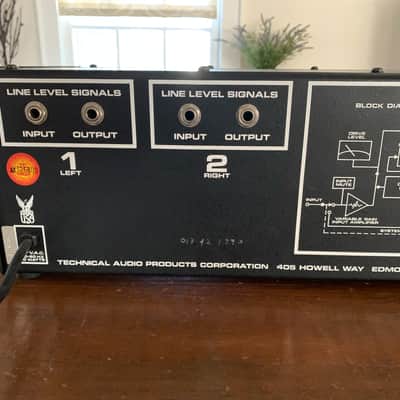 TAPCO 4400 Stereo Spring Reverb 1970's - black image 10