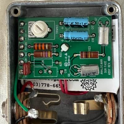 Analogman Sun Face White Dot NKT 275 Germanium Fuzz 2002 - 2011 - Gold image 6