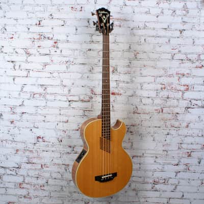Washburn - AB-20 Electric Acoustic Bass Guitar - Natural - w/HSC - x3172 - USED image 8