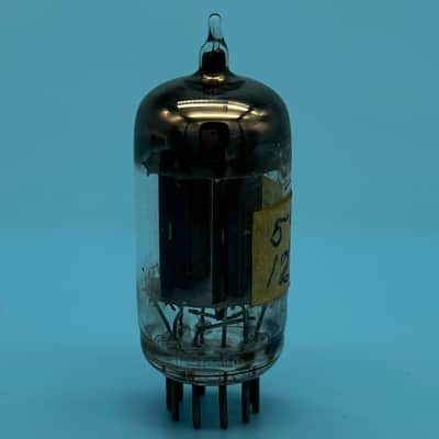 1950s RCA 5963 12AU7 ECC82 Vintage Long Black Plate D Getter Preamp Tube! T311 image 10
