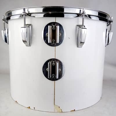 Ludwig 12x16"Timp-Tom Drum Vintage80 White Cortex 6Ply Maple Jungle Bass Project image 4
