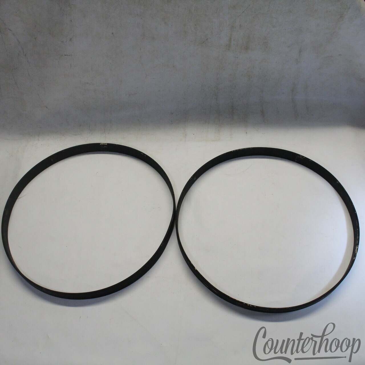 Slingerland 2x 22" Maple Bass Drum Black Hoops/Rims USA Vintage 60s-70s Set* — main photograph