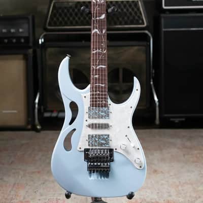 Ibanez PIA3761C Steve Vai Signature Electric Guitar - Blue Powder with Hardshell Case image 4