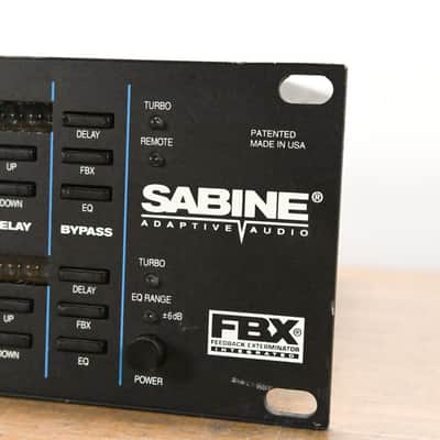 Sabine GRQ-3102 Graphi-Q Digital 2 Channel EQ, Compressor, Delay CG012FL image 6