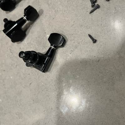 Gotoh 6-in-Line Tuning Machines Black P image 3