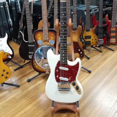 Fender Mustang Guitar with Rosewood Fretboard 1965 - Olympic White image 1