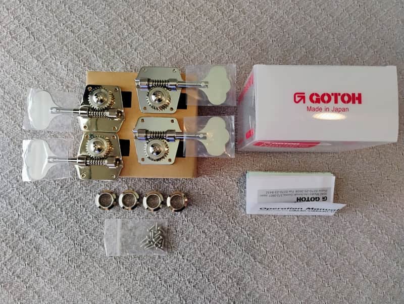 Gotoh Res-o-lite GB640 Bass Tuners 2026 Nickel image 1