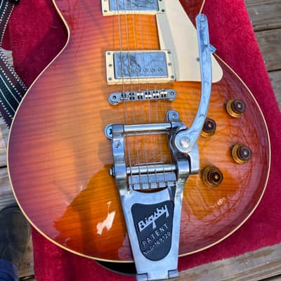 Edwards E-LP 130 ALS 2014 - Dark Cherry Sunburst image 1