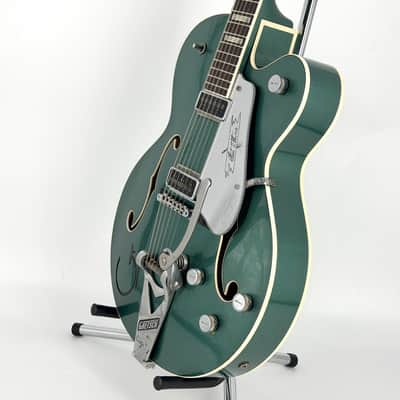 2021 Gretsch Custom Shop G6120 Masterbuilt Stephen Stern - Aged Sherwood Green Metallic - Trades image 8