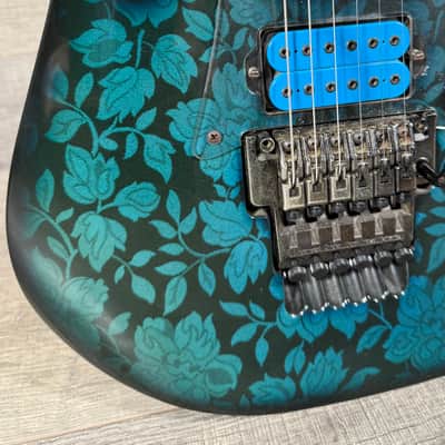 Ibanez JEM Steve Vai JEM77 1991 - Blue Floral Pattern - 1st Year! image 7