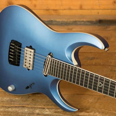 Ibanez JBM9999 Jake Bowen/Periphery RGA Series Prestige - Bound Ebony - Azure Metallic Matte image 5