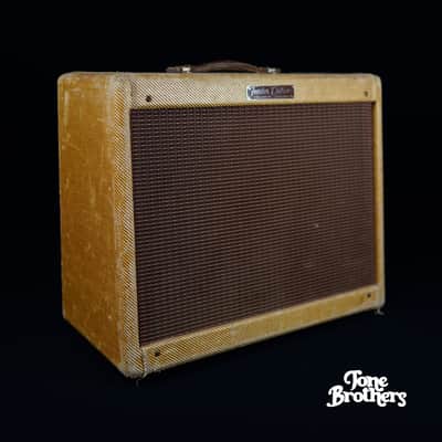 ALL ORIGINAL! 1957 Fender 5E3 Deluxe Tweed image 4