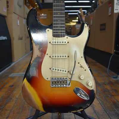 Fender Custom Shop Limited Edition 1959 Stratocaster Heavy Relic Wide Fade 3-Color Sunburst w/Hard Case image 1
