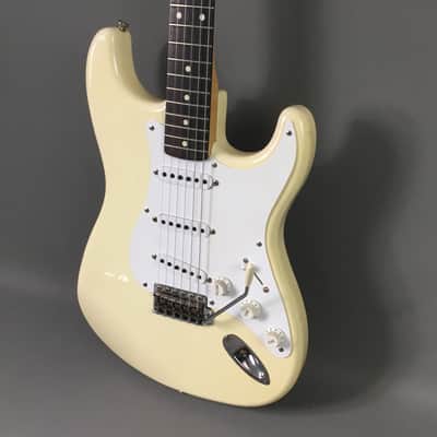 Vintage Fender Japan Strat MIJ 62RI Olympic White Reverse Nitro Relic Neck Hendrix Tribute Rare Guitar 7.6 lb Tweed HSC image 5