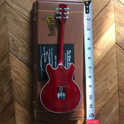 Axe Heaven Tom DeLonge Gibson 335 Miniature 2021 Red image 2