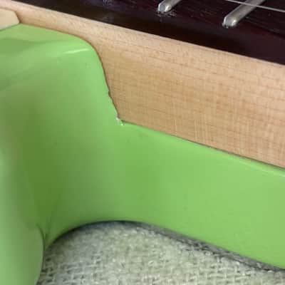 2023 Eastwood SG2C Flying Banana Green Finish Bizarre Guitar Yamaha Copy image 19