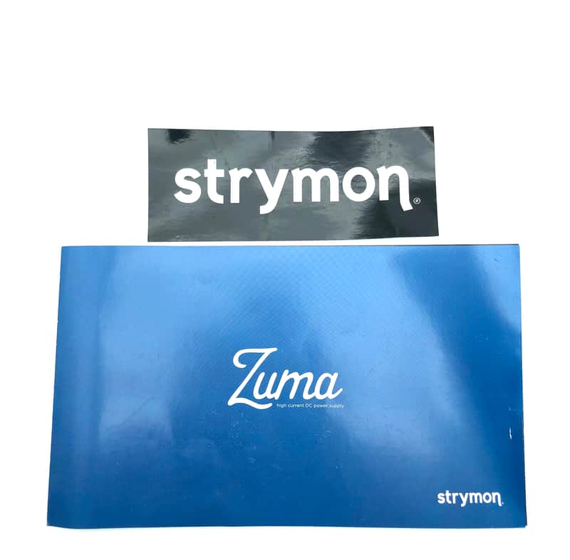 Strymon Zuma Manual & Sticker image 1