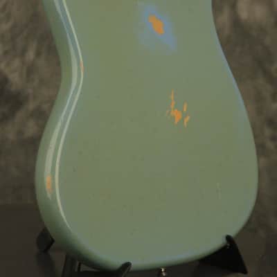 1964 Fender DUO-SONIC II Blue with '66 body CLAY DOTS + L-PLATE + '64 pickups image 14
