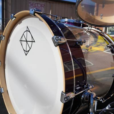 Dixon Artisan Select Proto - Maple/Acrylic 5pc Shell Pack - Deep Purple Sparkle Lacquer  | 12, 14, 14, 16, 22" image 12