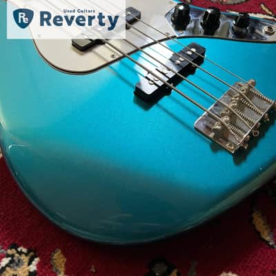 Coolz ZJB-1R Blue Metallic Jazz Bass Made In Japan Fujigen 2011 Used w/Gig bag image 5