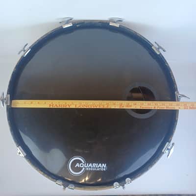 Slingerland 14x24" Jazz Rock Bass Drum Virgin 1970 3Ply Chrome Over Wood COW USA image 16