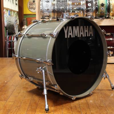 1980s Yamaha Recording Custom Outfit in Quartz Grey 16x22 10x10 10x12 12x14 12x15 14x16 image 2