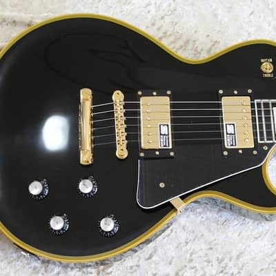 ESP Edwards E-LP-130ALC 2015 Black, Les Paul Custom type, MIJ, Duncan PUs, Nitrocellulose Lacquer image 3