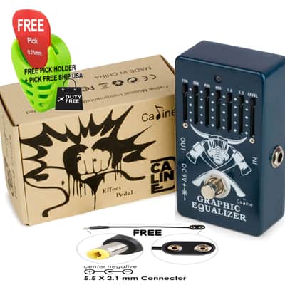 Caline CP-71 EQ Electric Guitar Graphic EQ Pedal, FREE PICKS + HOLDER+ FREE SHIP USA image 4