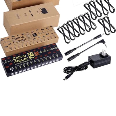 Caline CP206 Pedal PWR Supply Isolated PWR Supply 12-Outputs Noiseless CP-206 Fully Isolated pedalboard power supply image 11