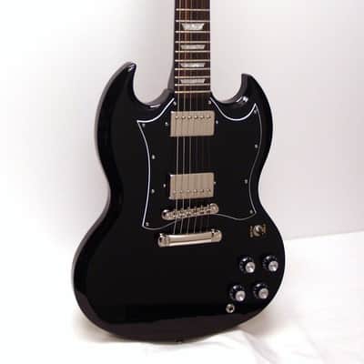 Epiphone 1966 G-400 Pro SG Ltd Ed Electric Guitar - Ebony | Reverb