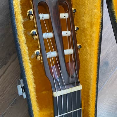 Aria 1974 AC30 Concert Classical Acoustic Guitar with Hard Case image 4