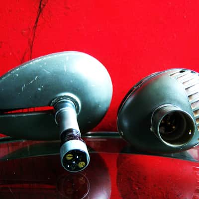 Vintage 1950's Altec 639A ribbon / dynamic cardioid microphone w Altec 24A stand image 17