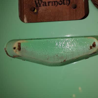 Warmoth Roasted Alder Telecaster Body Nitro Finished Surf Green image 3