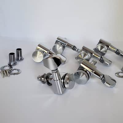 TGPS JN07 Chrome locking tuner set image 2