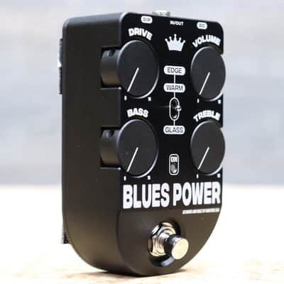 King Tone Blues Power Original Circuit Transparent Overdrive Effect Pedal w/Box image 3