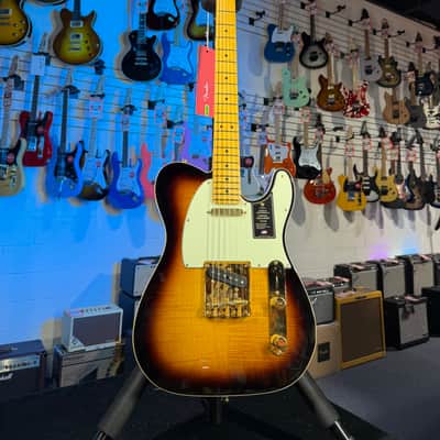 Fender 75th Anniversary American Professional II Custom Telecaster 2026 - 2 Color Sunburst w Case, Free Plek 176 image 5