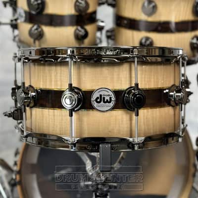 DW Collectors VLT 333 Maple 6pc Drum Set Sycamore Ziricote image 5