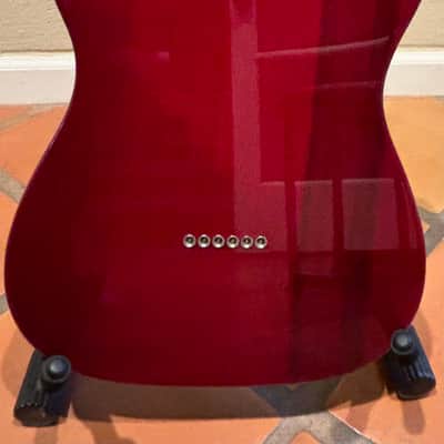 Warmoth Tele Custom 2020 - Red Transparent image 3