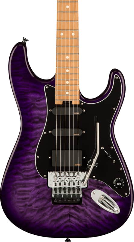 Charvel Marco Sfogli Signature Pro-Mod So-Cal Style 1 HSS FR Electric Guitar, Roasted Maple Fingerboard, Transparent Purple Burst image 1