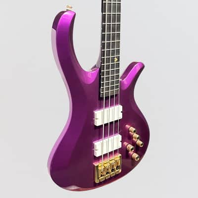 Schecter FreeZesicle 4 String Electric Bass Guitar - Freeze Purple image 2