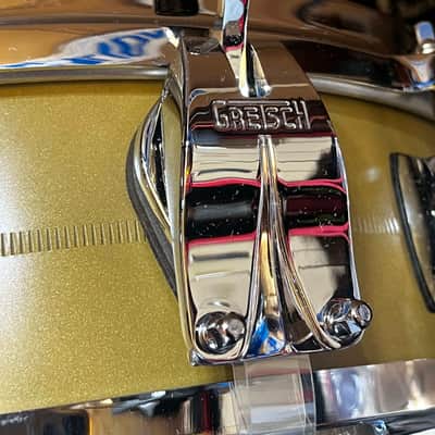 Gretsch GAS42514-GB Gergo Borlai Signature 4.25x14" Brass Snare Drum - Brass image 3