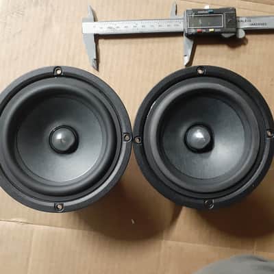 5" FULL RANGE DRIVER PAIR PMR 4FRBH 75- 18.5KHZ PAIR COPPER CAP POLE PLATE ALUM BASKET AND PHASE PLU image 3