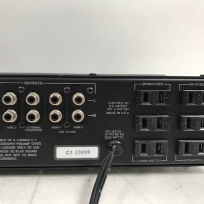 Carver C-1 Sonic Holography Preamp w/ Manual image 10