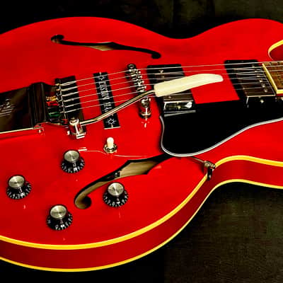 エレキギター greco SA-700 ES-335 bigsby付き スーパーリアル